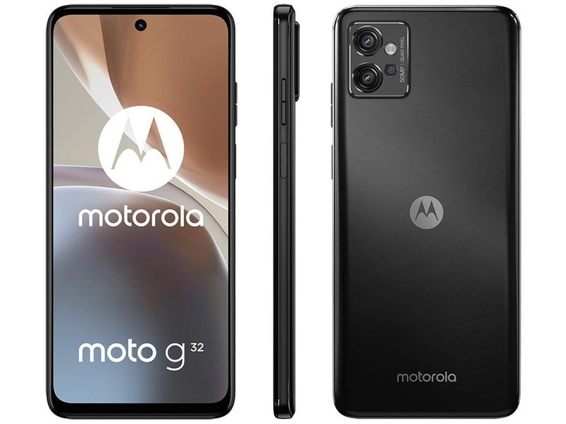 Motorola moto g32 ブラック 本体（カバー付き） Smartphone Motorola Moto G32 128GB Preto 4G Octa-Core 4GB RAM 6,5